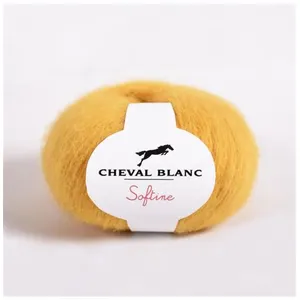 Fil à tricoter SOFTINE - Cheval Blanc Jaune (204 - MIEL) - Jaune (204 ... pas cher