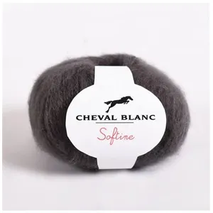Fil à tricoter SOFTINE - Cheval Blanc Gris (306 - CENDRE) - Gris (306 ...
