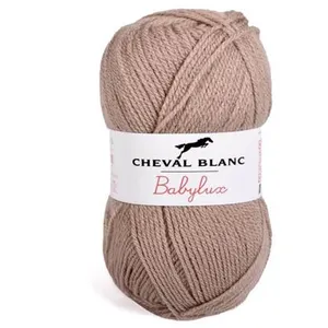 Laine à tricoter BABYLUX de Cheval Blanc Marron (304 - TAUPE) - Marron... pas cher