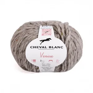 Pelote de laine Venise - Cheval Blanc Gris (038 - MASTIC) - Gris (038 ... pas cher