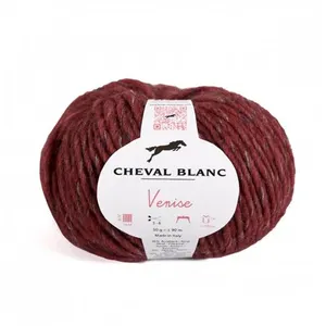 Pelote de laine Venise - Cheval Blanc(...) - Rouge (153 - BORDEAUX) pas cher