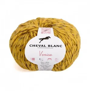 Pelote de laine Venise - Cheval Blanc(...) - Jaune (101 - TOURNESOL) pas cher