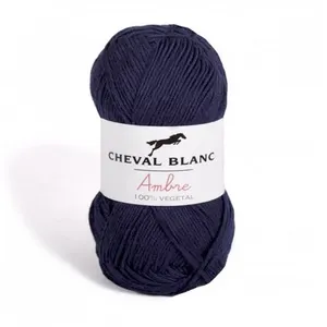 Non communiqué Coton et bambou à tricoter AMBRE - Cheval Blanc(...) - 094 Bleu