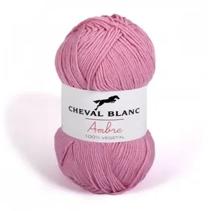 Non communiqué Coton et bambou à tricoter AMBRE - Cheval Blanc(...) - 056 Rose pas cher