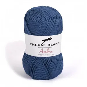 Non communiqué Coton et bambou à tricoter AMBRE - Cheval Blanc(...) - 008 Bleu