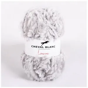 Non communiqué Pelote de fourrure Louve - Cheval Blanc(...) - 71 Gris pas cher