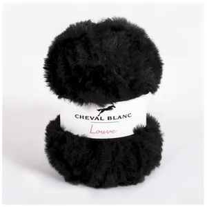 Non communiqué Pelote de fourrure Louve - Cheval Blanc(...) - 012 Noir