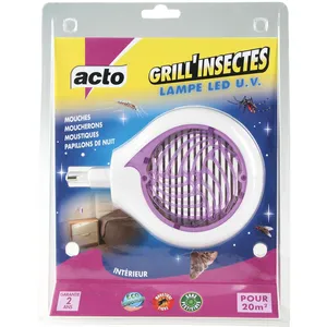 Acto Grill'insectes lampe LED UVaAnti Insectes volants Acto