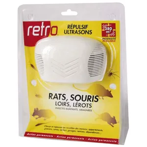 Comparateur de prix : ACTO Retro - répulsif ultrasons rats souris loirs lérots 280m2  rus3 - rus3