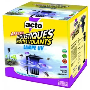 Comparateur de prix : ACTO - Acto aspirateur moustiques insectes volants lampe uv 300m²