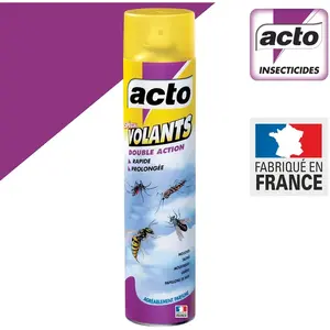 Comparateur de prix : ACTO Insecticide aérosol insectes volants - 600 mL