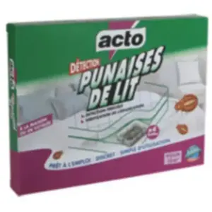 ACTO Boites de Détection Punaises de Lit