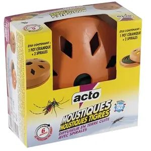 Comparateur de prix : Diffuseur de Citronnelle Acto en Terre Cuite - Protection Estivale