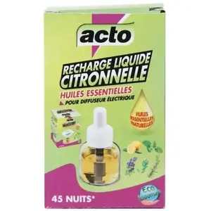 Comparateur de prix : ACTO Recharge liquide diffuseur citronnelle - 22.5 ml