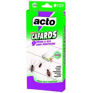 Cafards Acto - 9 pièges pas cher