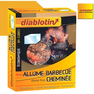 DIABLOTIN Allume barbecue - cheminée cubes de pétrole