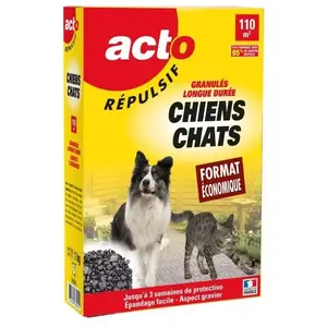 Granulés Répulsif Chiens & Chats - ACTO - 1kg Longue Durée