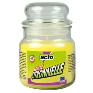 Comparateur de prix : Bougie citronnelle anti-moustiques Acto 340g