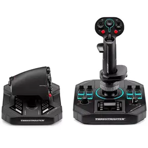 Comparateur de prix : Thrustmaster Sol-R 4 HOTAS Joystick et Manette des Gaz pour PC