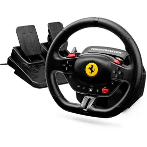 Comparateur de prix : Volant gaming Thrustmaster Ferrari 296 GTB + Pédalier T98-P Noir pour ...