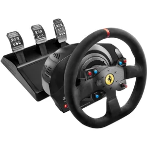 Comparateur de prix : Volant + Pédalier THRUSTMASTER T300 Ferrari Intégral Alcantara Edition