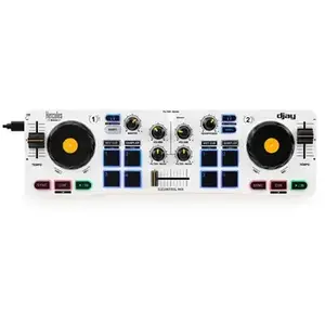 Comparateur de prix : Table de mixage pour Smartphone Hercules DJControl Mix sans fil Bluetooth Blanc