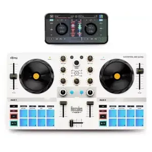 Comparateur de prix : Hercules DJ Control Mix Ultra - Controleur DJ mobile pour smartphone i...