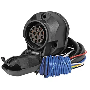 TURBOCAR Spotlight socle remorque 13 broches, faisceau remorque 13 broches, câble pour remorque 13 plots - alimentation pour attelage rem pas cher