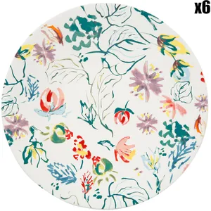 Lot De 5 Petites Assiettes Coupelles à Olives Geneviève Lethu - Céramique Multicolore - Occasion
