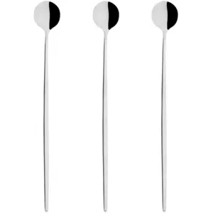 Geneviève Lethu - 3 Cuillère à mazagran Bergen grises - 19 cm T.U pas cher