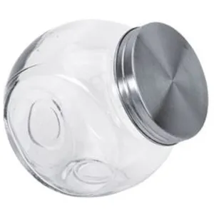 Equinox 503065 Bonbonnière, Verre, Blanc, 1,5 l, 12x16x17 cm pas cher