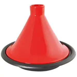 Comparateur de prix : Tajine en Fonte avec Couvercle Crealys 509833 Rouge et Noir
