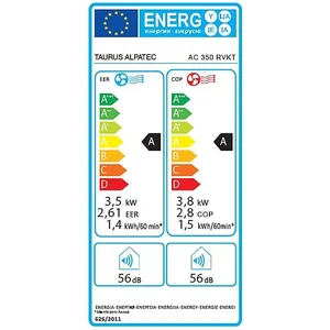 Comparateur de prix : Taurus Alpatec Climatiseur Mobile Réversible 3500w 35m2 Avec Kit Ac350rvkt