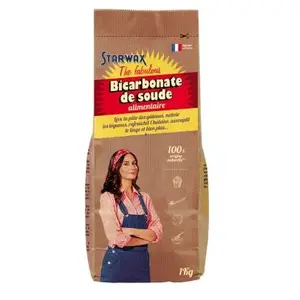 Brunel - Bicarbonate de soude alimentaire 1kg starwax fabulous pas cher