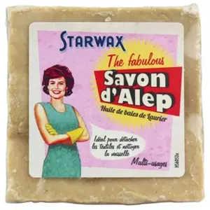 Savon d'Alep à l'huile de baies de laurier The Fabulous Starwax 200g pas cher