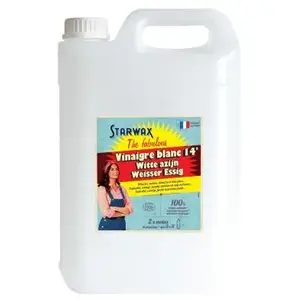 Starwax Fabulous - Vinaigre Blanc Naturel 14° 5L Fabulous pas cher