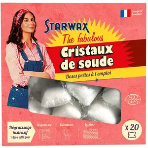 Cristaux de soude doses 20 x 20g Starwax Fabulous pas cher