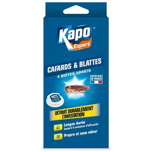 Comparateur de prix : Cafards / blattes boîte appât boîte de 4 Kapo