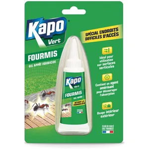 Comparateur de prix : KAPO Fourmis Gel Appât 100% Naturel Tube 20g Vert, Neutre