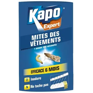 Comparateur de prix : Kapo Papier accordéon anti-mites découpable KAPO -2 bandes