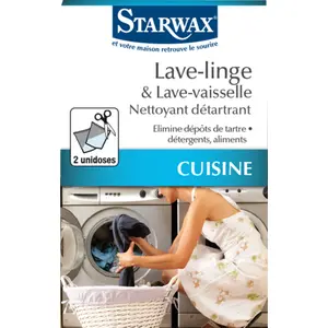 Comparateur de prix : Nettoyant détartrant lave-linge & lave-vaisselle Starwax - 150 g