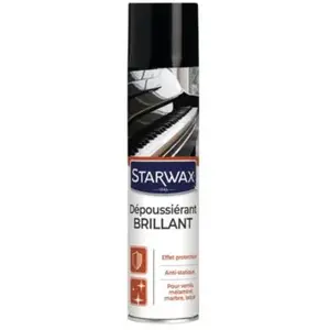 Comparateur de prix : Nettoyant dépoussiérant brillant pour mobilier intérieur 400ml STARWAX