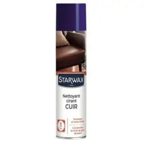 Comparateur de prix : Brunel - Nettoyant cirant express pour cuir 300ml starwax