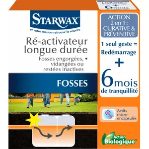 Traitement réactiveur biologique micro capsules 500 g STARWAX 0.5 kg pas cher