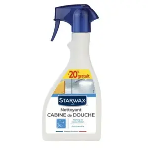 Nettoyant cabine de douche 500 ml + 100 ml gratuit STARWAX