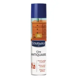 STARWAX Cire antiquaire aérosol - bois clair - 300 mL pas cher