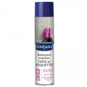 Comparateur de prix : Starwax Nettoyant raviveur express tapis et moquettes Starwax 600ml