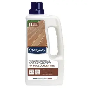 Nettoyant concentré Starwax Terrasse bois et Terrasse composite - 1L pas cher