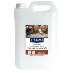 Starwax Dégrisant terrasse bois formule concentré 5L pas cher