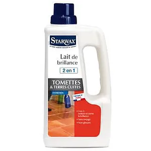 Comparateur de prix : Starwax Lait de brillance 2 en 1 tomettes et terres cuites Starwax 1L